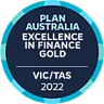 Plan Australia Excellence in Finance, Gold 2022